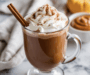 Pumpkin Spice Hot Cocoa with Real Pumpkin Puree